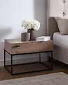 Nachttisch mit 1 Schublade CAIRO Taupe