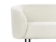 Sofa 2-Sitzer LOEN Bouclé Weiß_920380