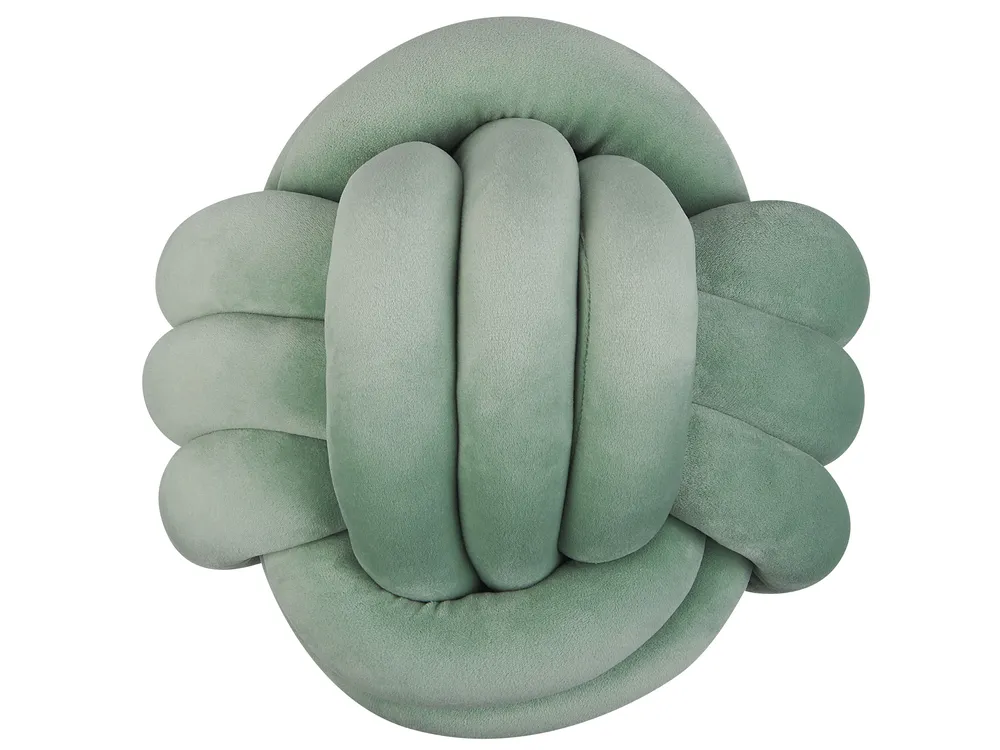 Throw Cushion MALNI 30 x 30 cm Velvet Mint Green Solid_820408