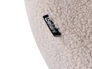 Sofa 2-Sitzer ILBRO Bouclé Dunkelbraun / Beige_1061234