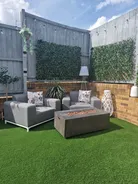 Lounge Set mit Tisch 5-Sitzer ROVIGO Grau_867156