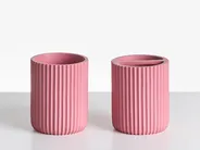 5-Piece Bathroom Accessories Set CAMANA Pink_996571