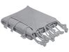 Kuscheldecke NAZILLI Baumwolle 125 x 150 cm Hellgrau
