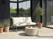 Gartensofa 2-Sitzer PICO Metall Grün_1013059