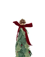 Set of 2 Figurines SIMONIEMI 55/75 cm Christmas Tree Green_1156675