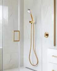Shower Head and Hose Kit MACAY 3-function Gold_988310