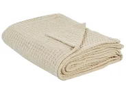 Tagesdecke CHAGYL Baumwolle 220 x 240 cm Beige_917914