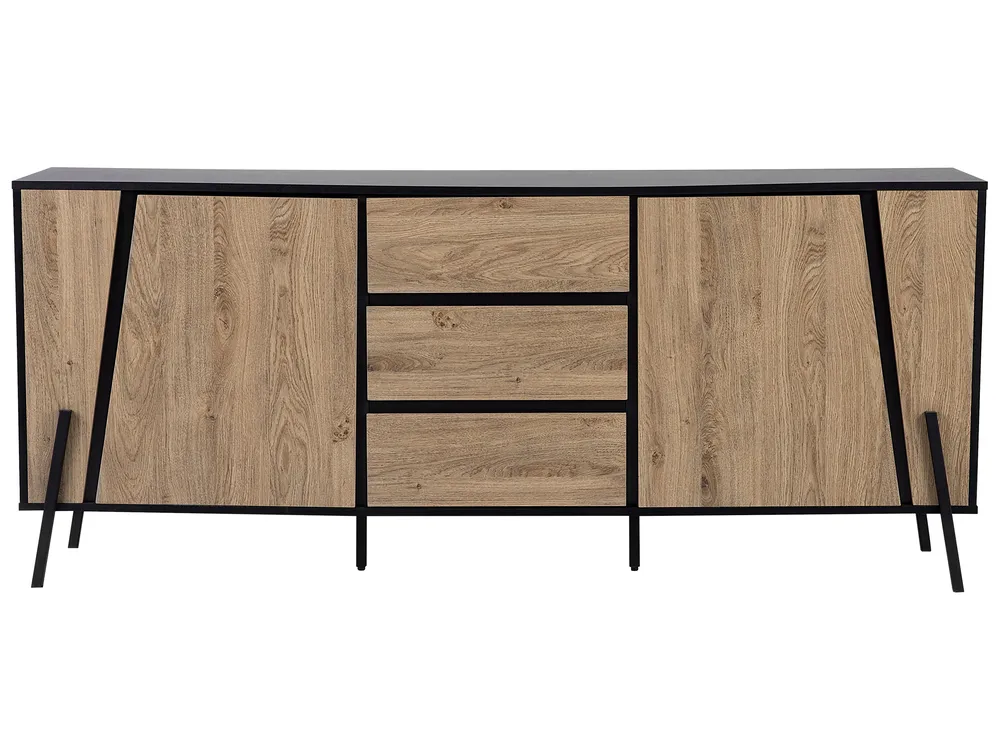 2 Door Sideboard BLACKPOOL Brown/ Black_722765