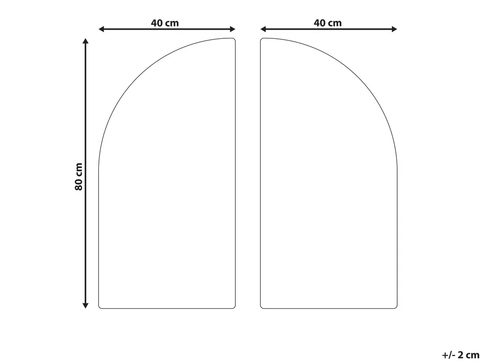 Wandobjekt OGAN 80 cm Schwarz_850489