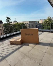 Gartentisch BARTICA 154 cm 84 cm Beige_1129428