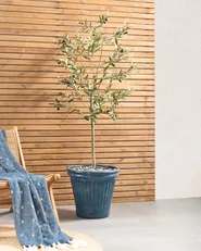 Blumenkübel MAIZE 43 cm Blau_954154