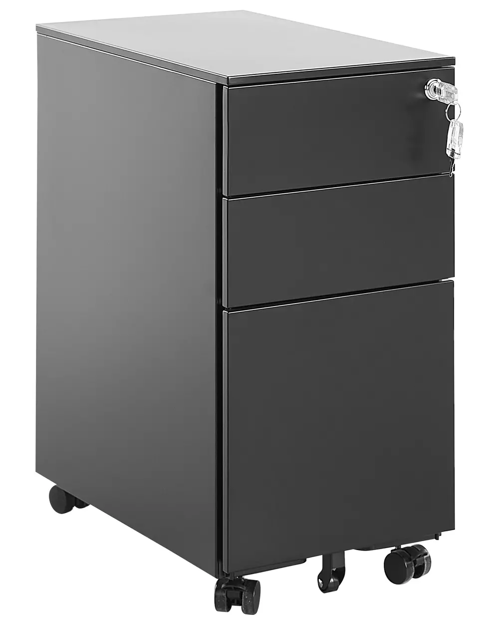 Büroschrank BOLSENA Metall Schwarz