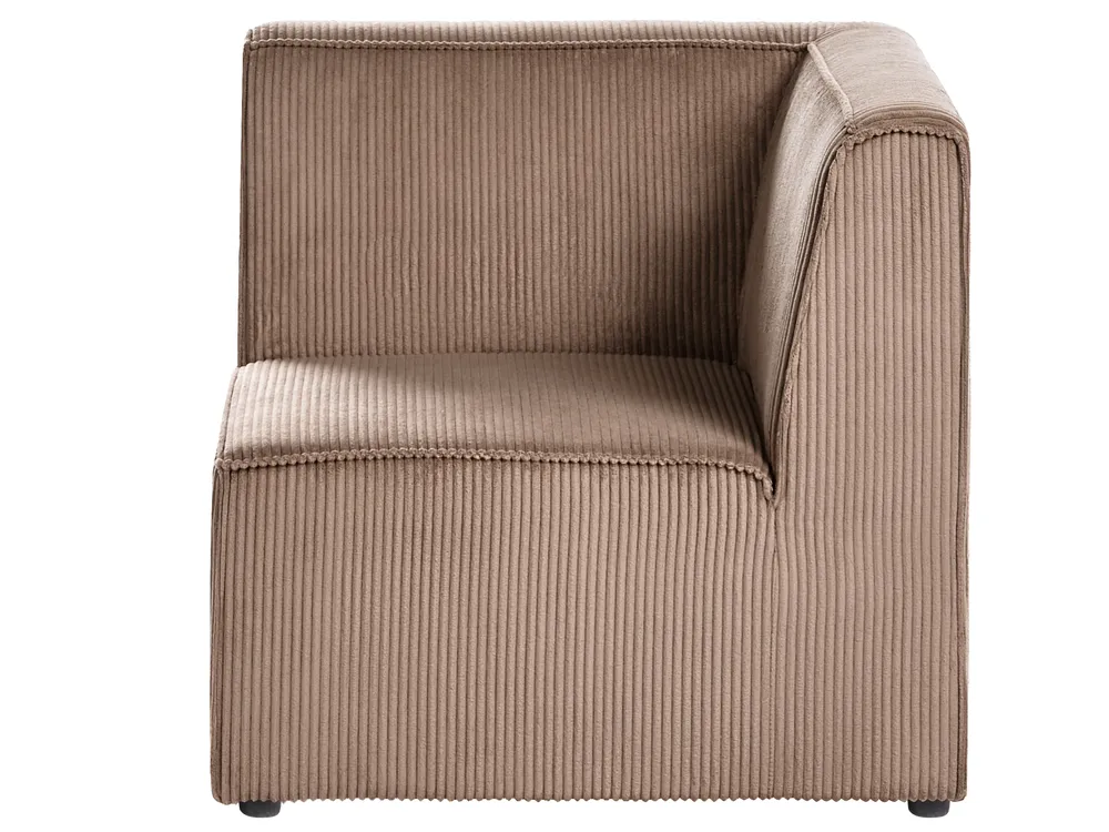 Modul Ecksofa 4-Sitzer LEMVIG Cord Dunkelbeige rechtsseitig_1053383