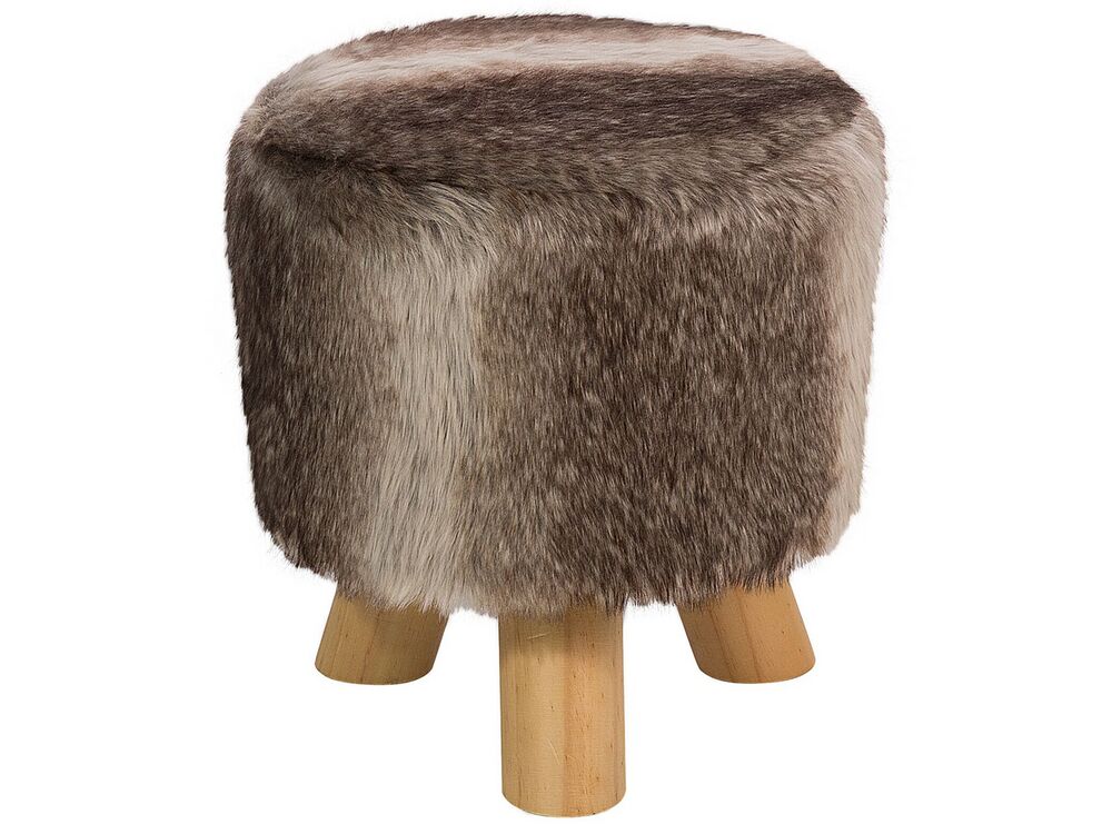Hocker TOPEKA Webpelz Braun