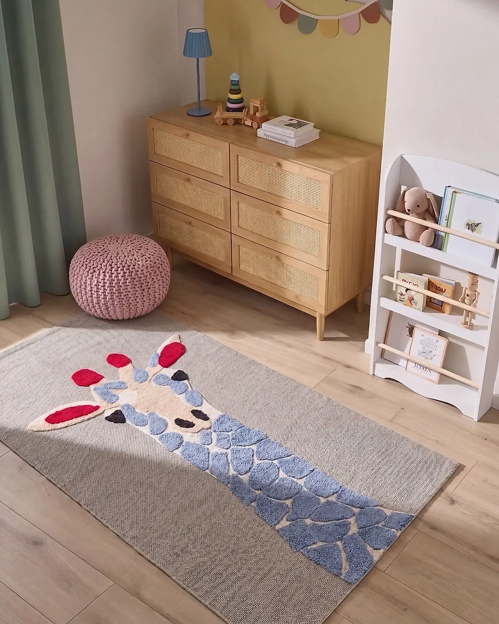 Kids Rug SAKUBO Multicolour 80 x 150 cm Cotton_1182911