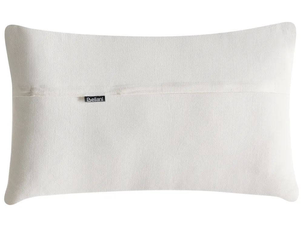Dekokissen 3er Set XYLOPIA 30 x 50 cm 45 x 45 cm Baumwolle Grün Blumenmuster_1041462