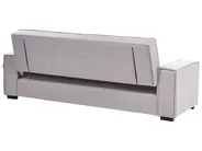 Schlafsofa 3-Sitzer AROLE Stoff Grau_1056637