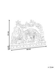 Weihnachtsdekoration LED KORIA 31 cm Hellbraun_1175964