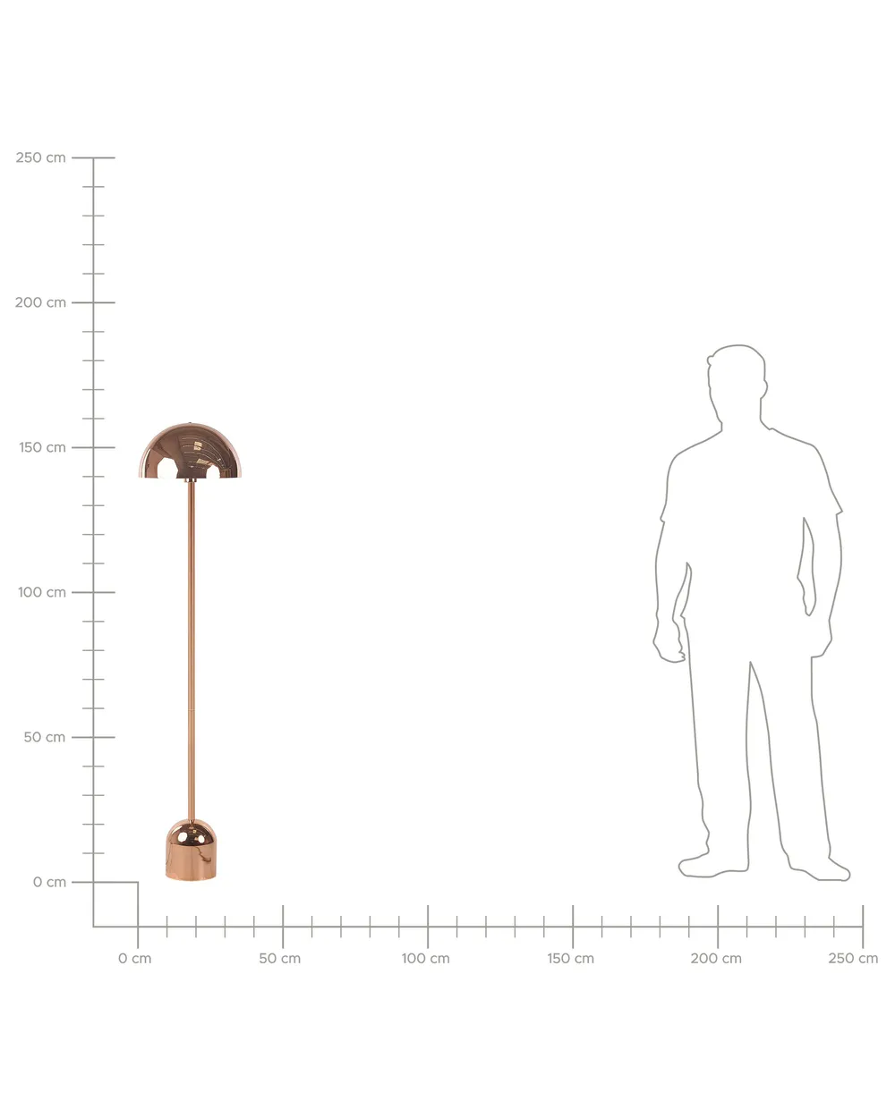 Floor Lamp MACASIA Metal Copper_784102