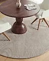 Kunstfellteppich ONTAKE Beige ø 160 cm