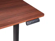 Electric Adjustable Standing Desk TAVARES 120 cm 60 cm Brown/ Black_975763