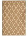 Teppich MERMER Beige 160 x 230 cm Jute