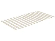 Bett mit Lattenrost Kiefernholz OLENDON 90 x 200 cm Weiß_956227