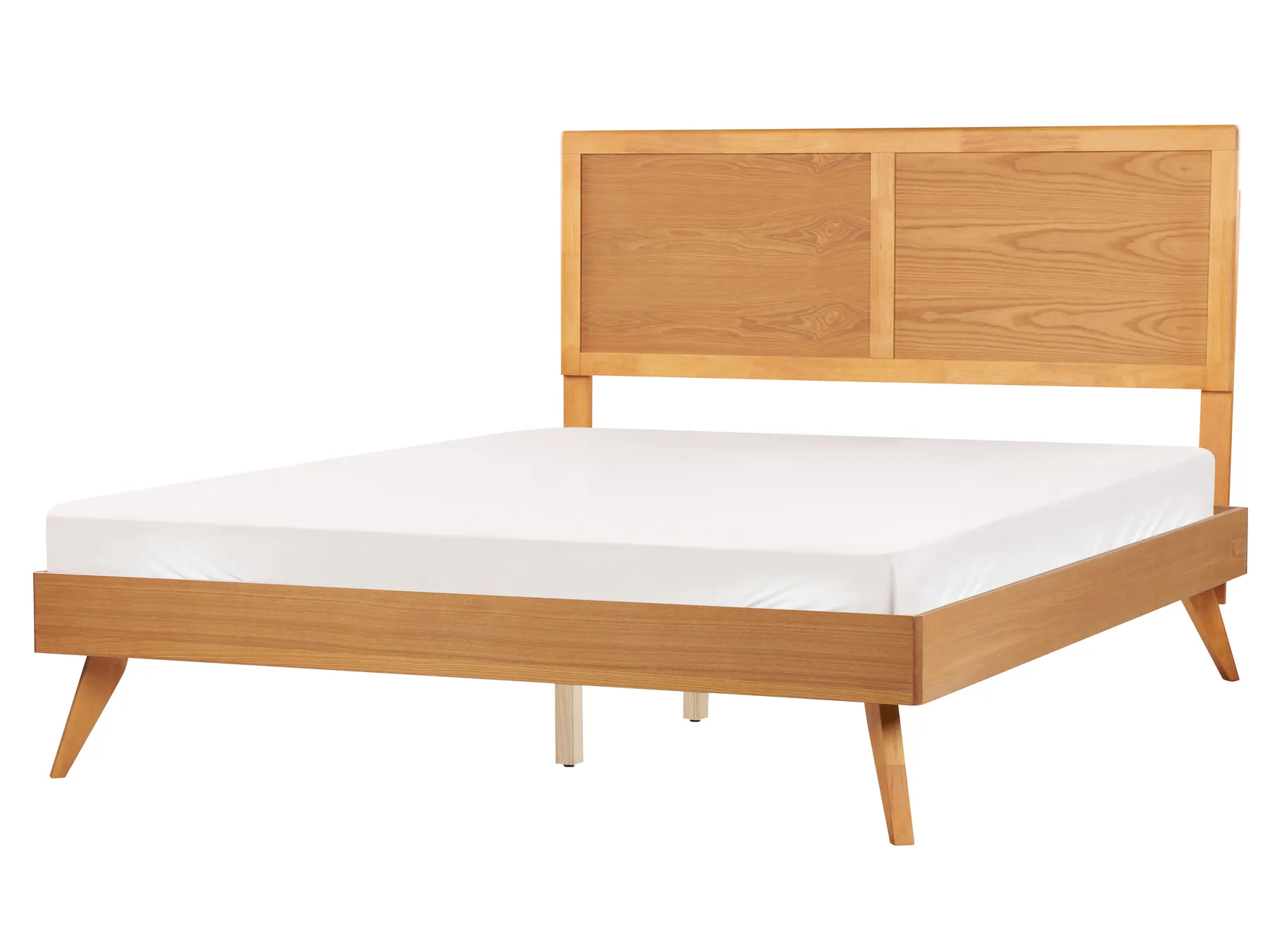 Bed ISTRES 160 x 200 cm (EU King Size) Natural Ash Wood_912579