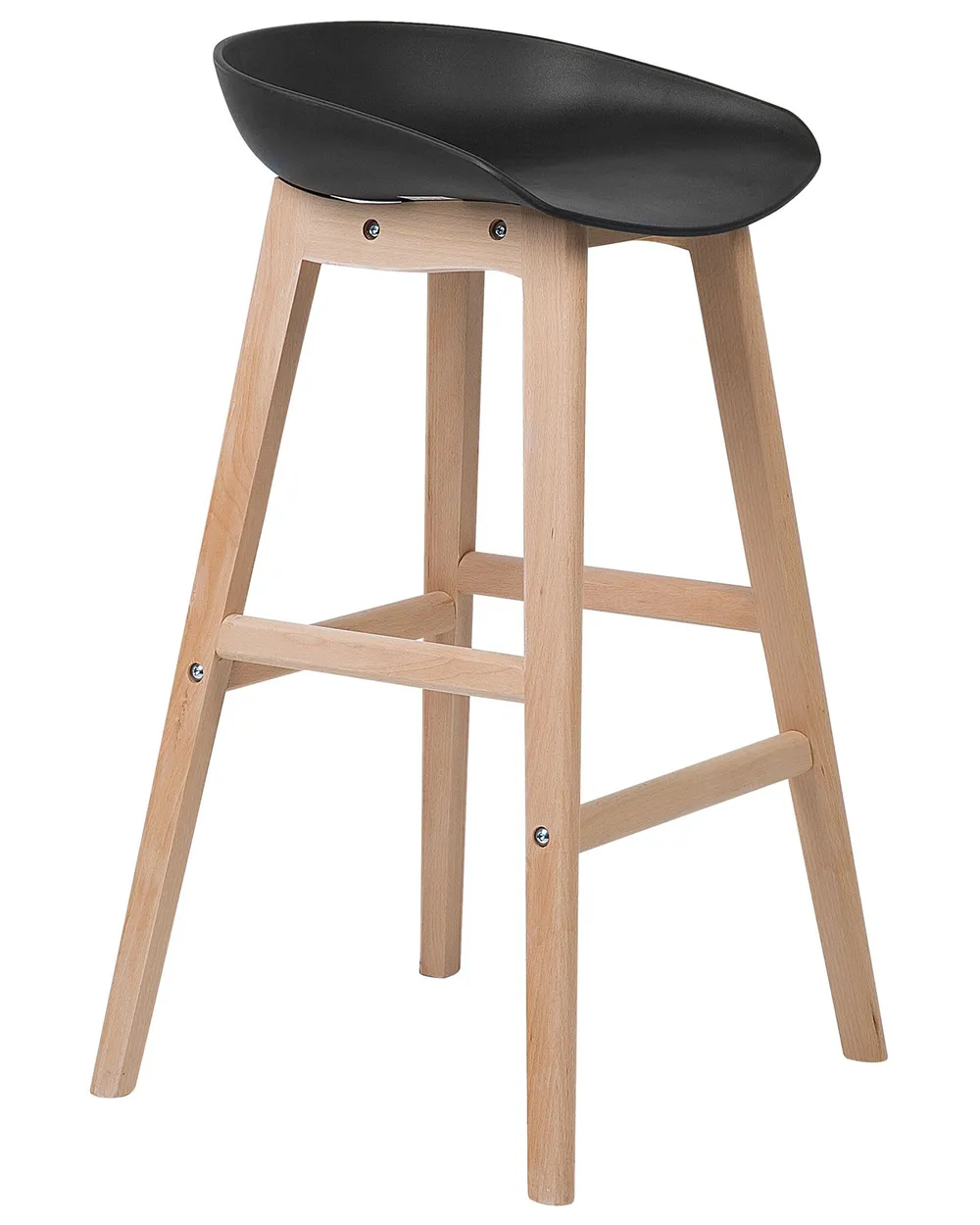Set of 2 Bar Chairs MICCO Black_731954