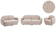 Bankenset 6-zits JULE Bouclé Beige_1125985
