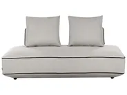 Chaiselongue SEILLANS Stoff Hellgrau_1004510