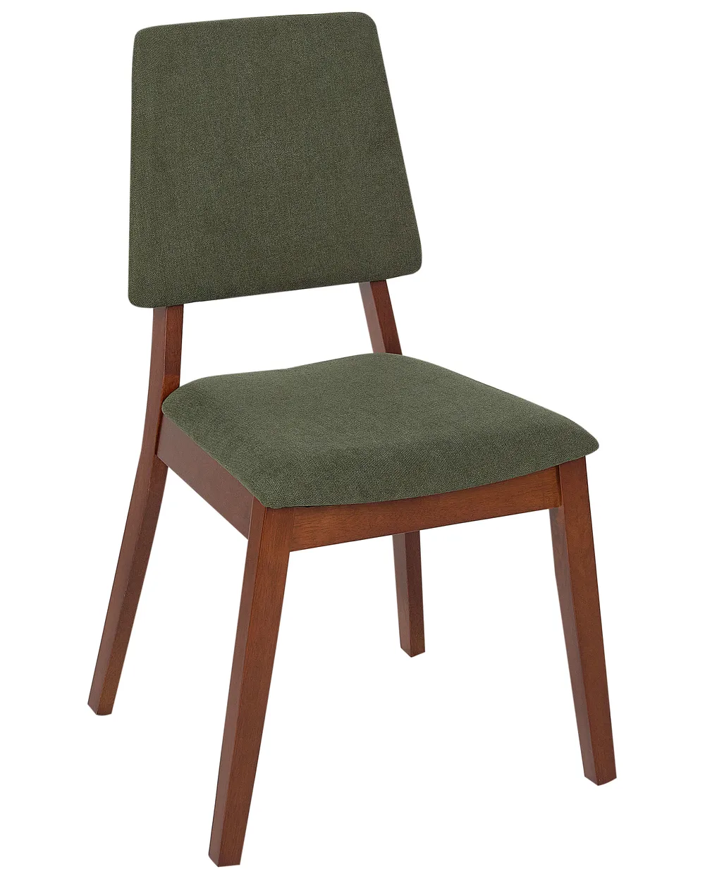 Set of 2 Dining Chairs MERRILL Wood Dark Green_926423
