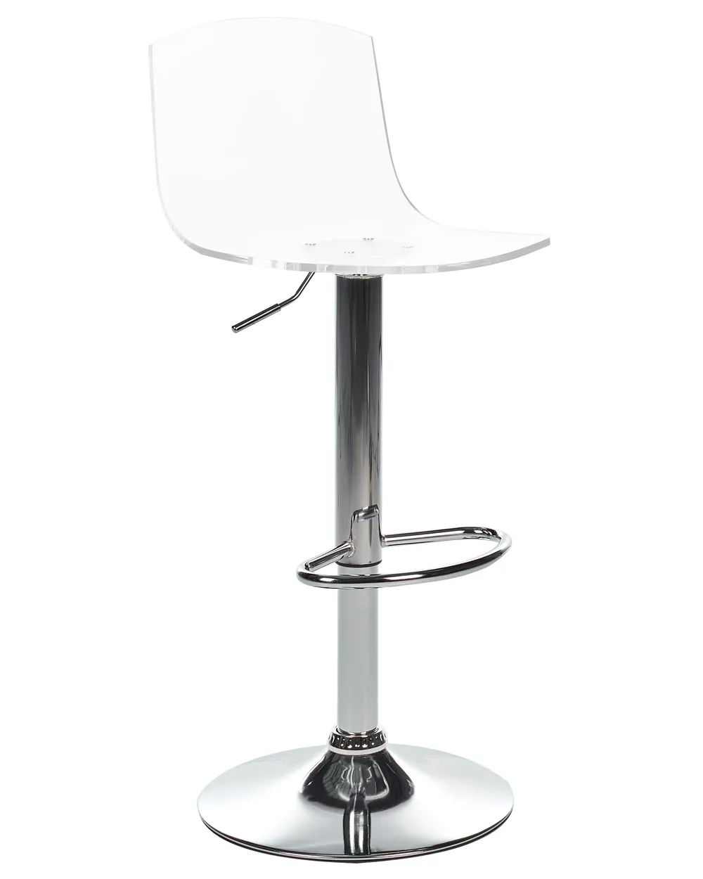 Set mit 2 Barstühlen IMOLA drehbar Transparent_915127