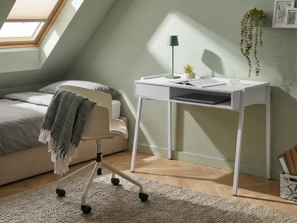 Schreibtisch KOFOTEN 107 cm 48 cm Weiß