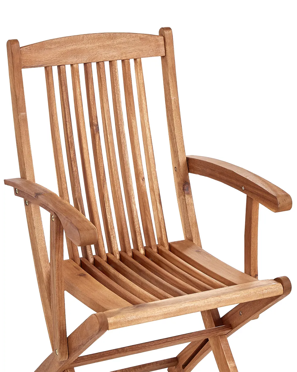Set mit 2 Stühlen und Sitzkissen MAUI PREMIUM Akazienholz Rot_990929