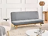 Schlafsofa 2-Sitzer KALFAFEL Stoff Grau