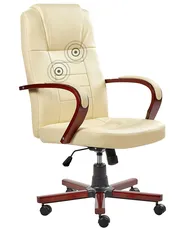 Massage Chair DIAMOND with Heating Leather Beige_706951