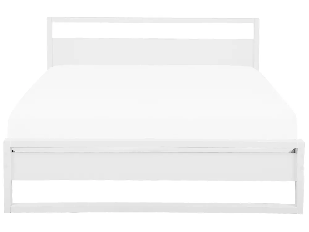 Bett mit Lattenrost Kiefernholz GIULIA 180 x 200 cm Weiß_743787