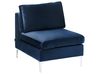 Sesselmodul EVJA Samtstoff Marineblau