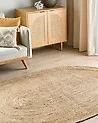 Teppich DEMIRCI Beige 160 x 230 cm Jute