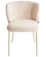 Esszimmerstuhl 2er Set MINA II Bouclé Hellbeige_954457