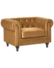 Armchair CHESTERFIELD Velvet Gold_1041638