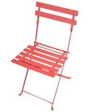 Gartenmöbel Set 4-Sitzer FIORI Metall Rot_998668
