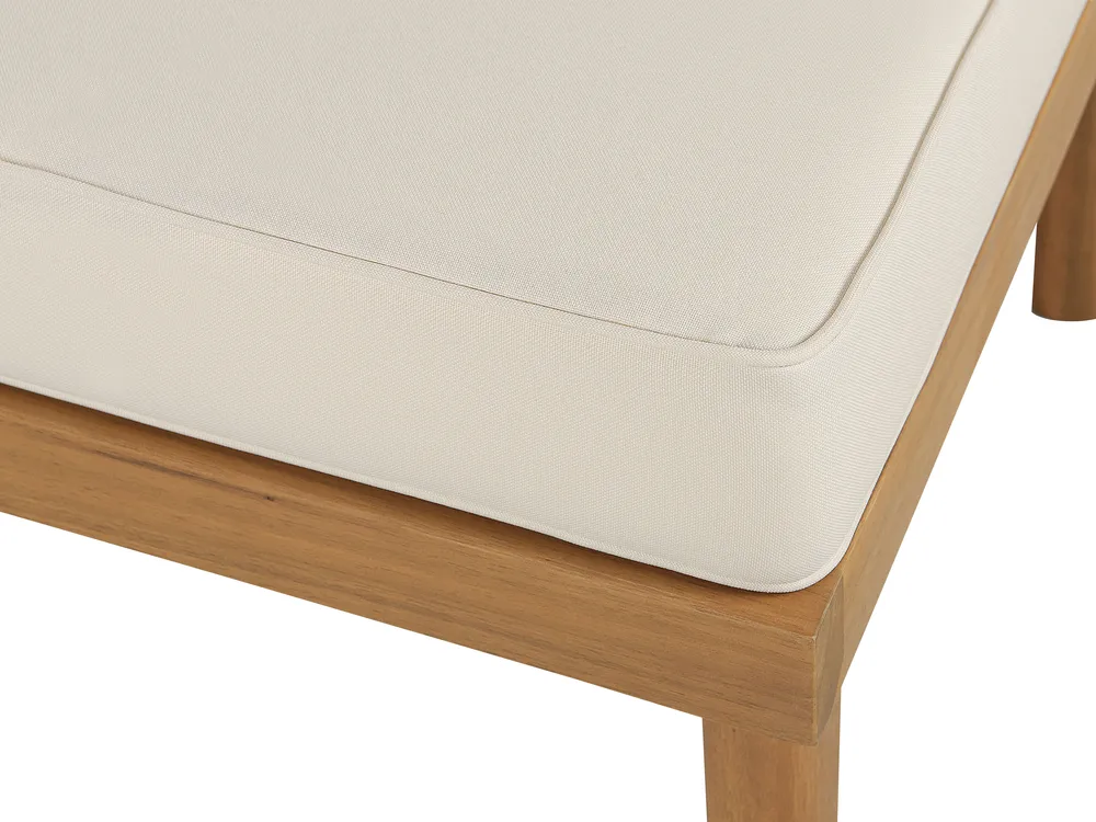 Lounge Set mit Tisch und Ottomane 5-Sitzer BARATTI Akazienholz Braun_830646