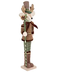 Set od 2 dekorativne figurice ALATORNIO 62/63 cm Medvjed Subota Smeđi_1156813