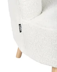 Sessel ODENZEN Bouclé Weiß_947634