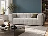 Sofa 3-Sitzer MULLOLA Bouclé Grau