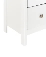 Vitrine mit Glastüren NORNALUP 80 cm Weiß_949962