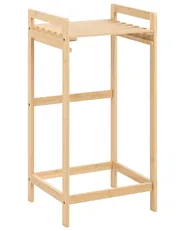 Laundry Basket TOROTAL Bamboo Light Brown/ Beige 40 L_1136692