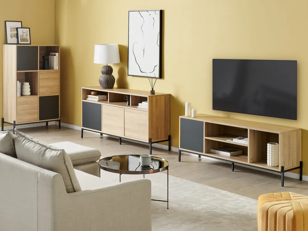 Cabinet MOINES Brown/ Black_860555